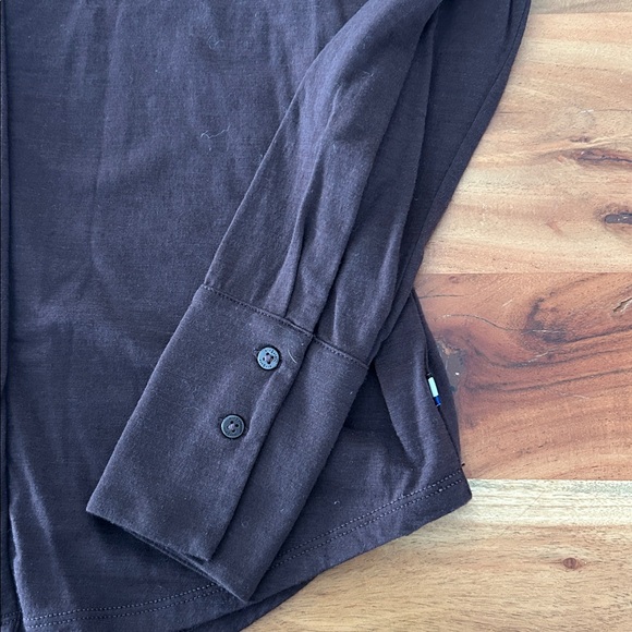 Kit and Ace Merino Wool Brown Blend Top size medium - Picture 4 of 11